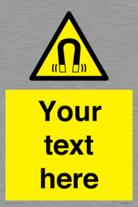 Custom Magnetic Field Sign